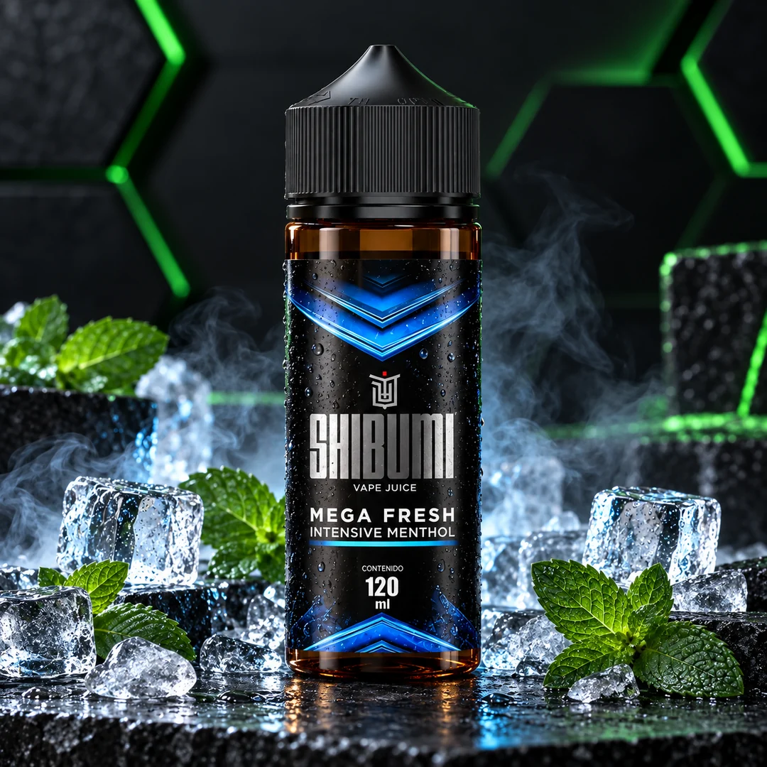 Shibumi Mega Fresh 120 ml, líquido freebase
