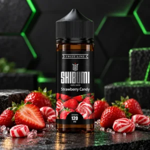Shibumi Strawberry Candy 120 ml, líquido freebase
