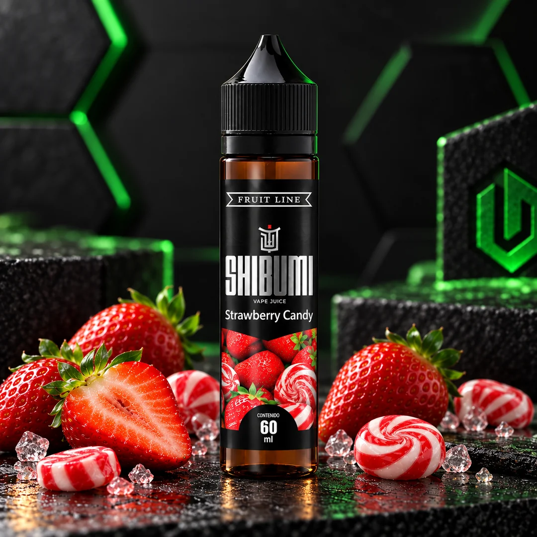 Shibumi Strawberry Candy 60 ml, líquido freebase