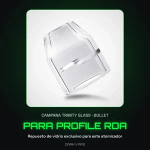 Campana de vidrio Trinity Glass Bullet para atomizador Profile RDA
