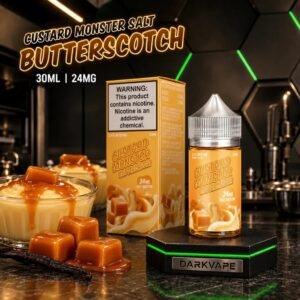Jam Monster Custard Monster Butterscotch sales de nicotina 30ml con tostada y pedestal DarkVape – DarkVape