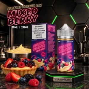 Jam Monster Custard Monster Mixed Berry sales de nicotina 30ml con tostada y pedestal DarkVape – DarkVape