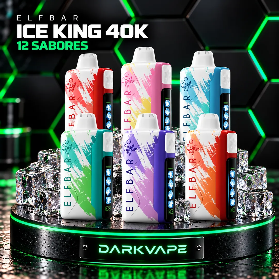 Elfbar Ice King 40K – 12 sabores – vape descartable hasta 40.000 puffs – DarkVape