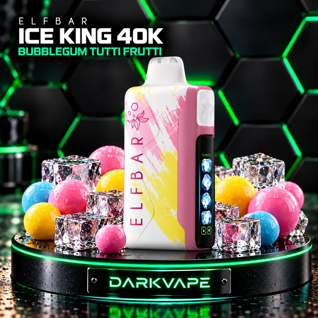 Elfbar Ice King 40K Bubblegum Tutti Frutti – vape descartable hasta 40.000 puffs – DarkVape