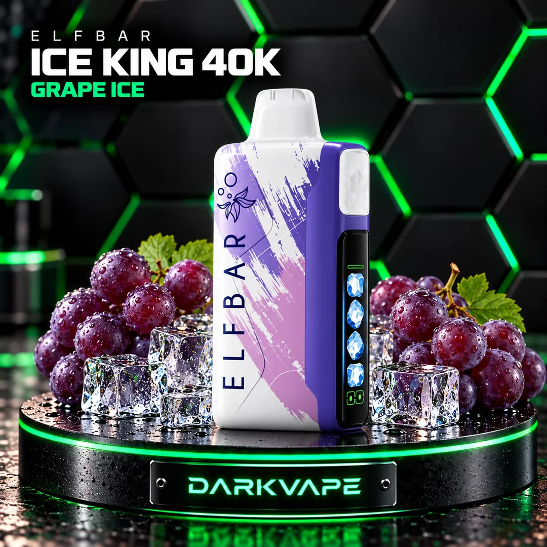 Elfbar Ice King 40K Grape Ice – vape descartable hasta 40.000 puffs – DarkVape