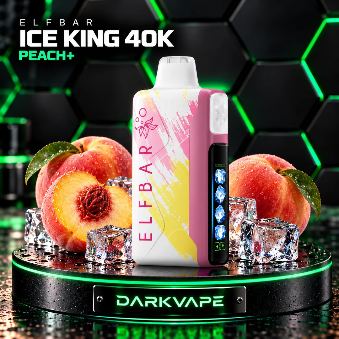 Elfbar Ice King 40K Peach+ – vape descartable hasta 40.000 puffs – DarkVape