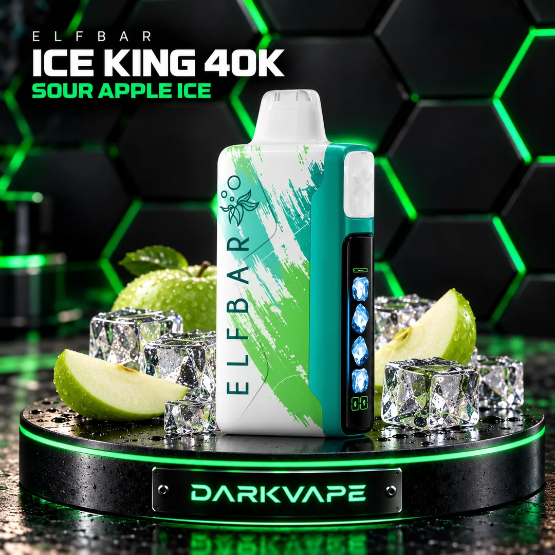 Elfbar Ice King 40K Sour Apple Ice – vape descartable hasta 40.000 puffs – DarkVape