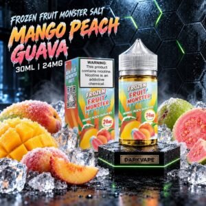 Jam Monster Frozen Fruit Monster Mango Peach Guava ICE sales de nicotina 30ml con tostada y pedestal DarkVape – DarkVape