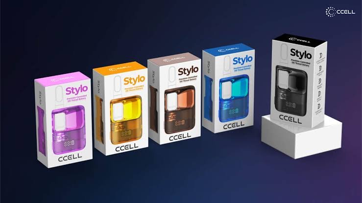 Cajas CCELL Stylo en sus 5 colores
