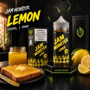 Jam Monster Lemon 100ml 3mg con tostada y mermelada de limón – DarkVape