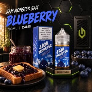 Jam Monster Blueberry sales de nicotina 30ml con tostada y pedestal DarkVape – DarkVape