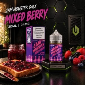 Jam Monster Mixed Berry sales de nicotina 30ml con tostada y pedestal DarkVape – DarkVape