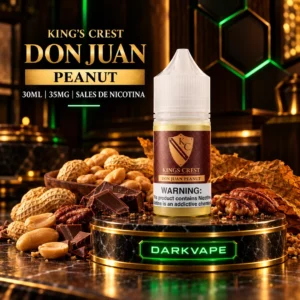 King's Crest Don Juan Peanut 30 ml 35 mg, sales de nicotina