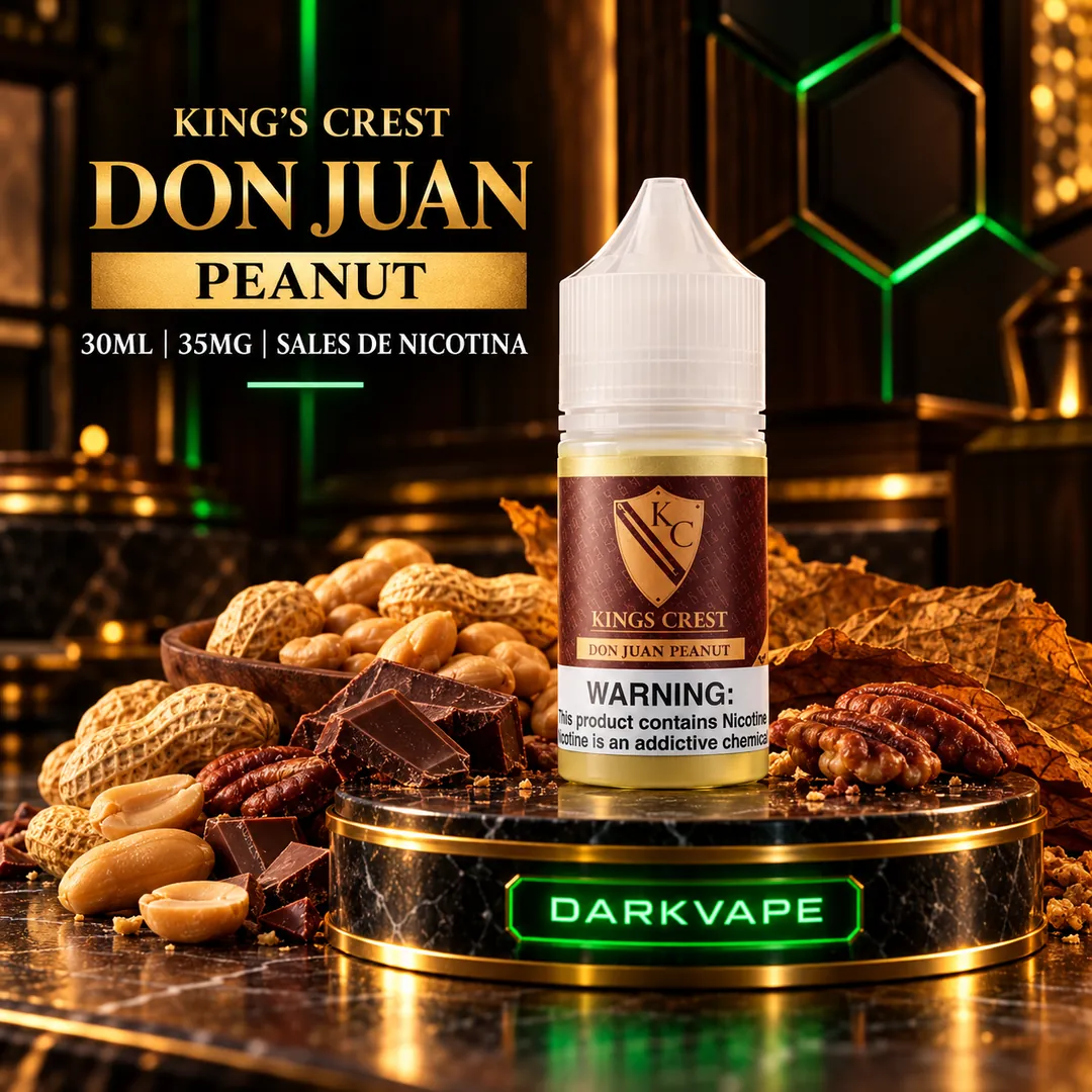 King's Crest Don Juan Peanut 30 ml 35 mg, sales de nicotina