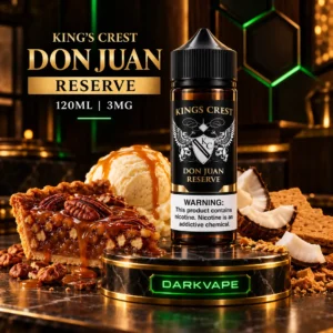 King's Crest Don Juan Reserve 120 ml 3 mg, líquido freebase