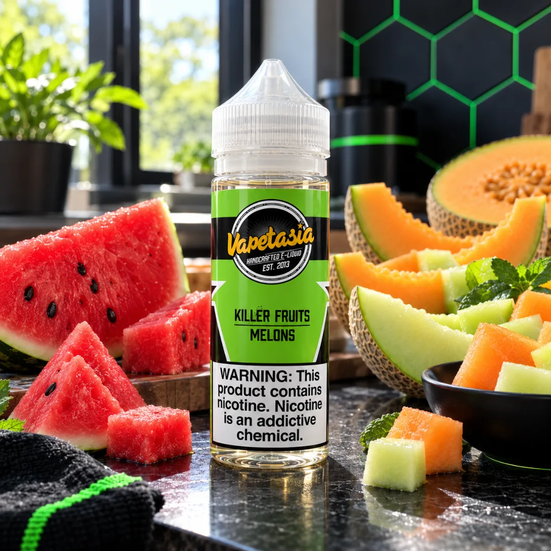 Vapetasia Killer Fruits Melons 100ml 3mg con sandía y melón - DarkVape