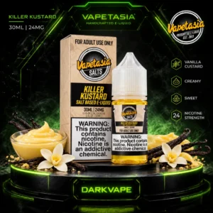 Vapetasia Killer Kustard sales de nicotina 30 ml 24 mg en DarkVape