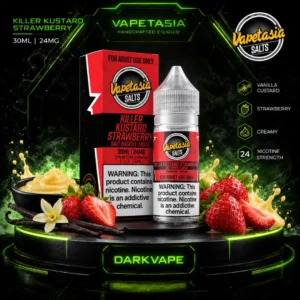 Vapetasia Killer Kustard Strawberry sales de nicotina 30 ml 24 mg en DarkVape