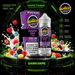 Vapetasia Rainbow Road 100ml 3mg - DarkVape