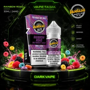 Vapetasia Rainbow Road sales de nicotina 30 ml 24 mg en DarkVape