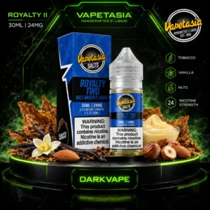 Vapetasia Royalty II sales de nicotina 30 ml 24 mg en DarkVape